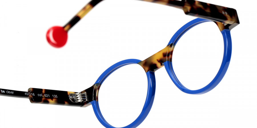 Color: Shiny Majorelle Blue/Shiny Tokyo Tortoiseshell (631) - Sabine Be SBEMCLEV631194545