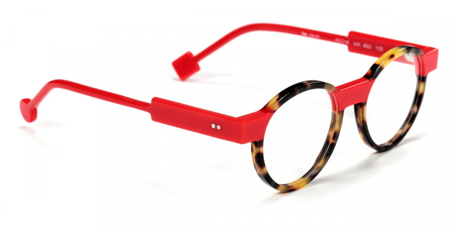 Color: Shiny Tokyo Tortoiseshell/Shiny Red (693) - Sabine Be SBEMCLEV693203045