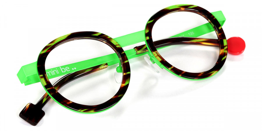 Sabine Be™ Mini Be Lucky 397 43 - Shiny Veined Tortoise/Satin Neon Green