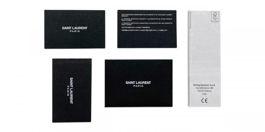 Color: Black (003) - Saint Laurent CLASSIC11MASK00399