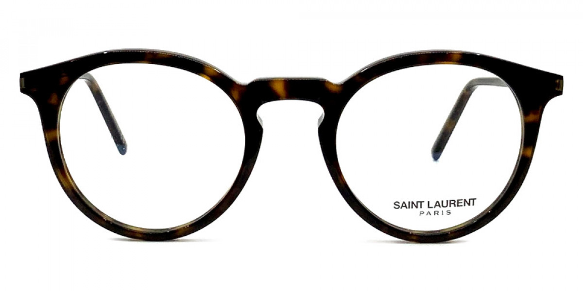 Saint Laurent SL343 007 Eyeglasses Frames Tortoise Square Full popular Rim 55-19-145