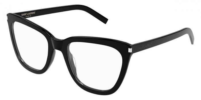 Saint Laurent shops SL504 001 Eyeglasses Black Cat Eye Women