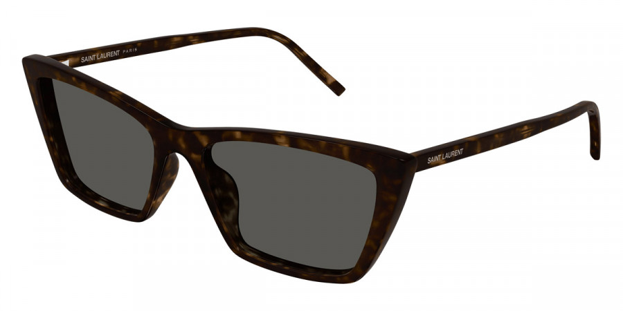 Color: Havana (002) - Saint Laurent SL737MICATHIN00254