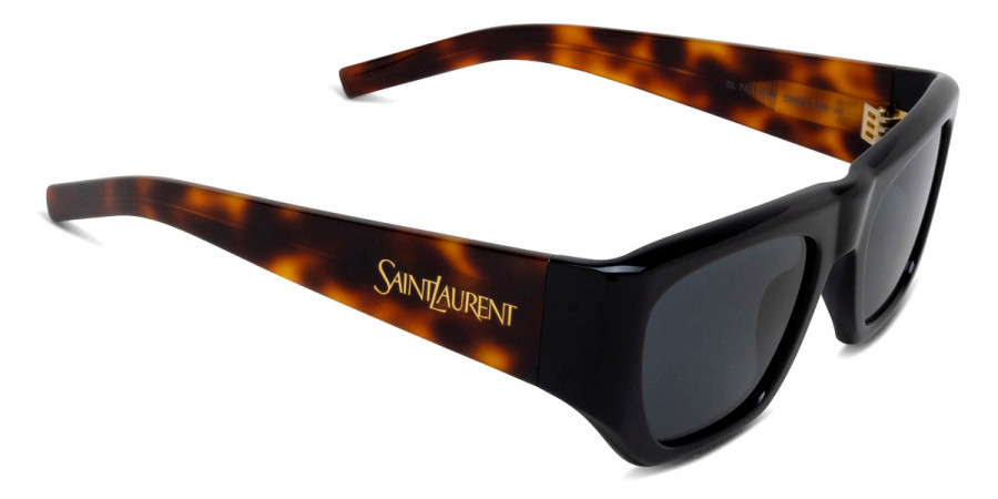 Color: Black/Havana (004) - Saint Laurent SL74000452