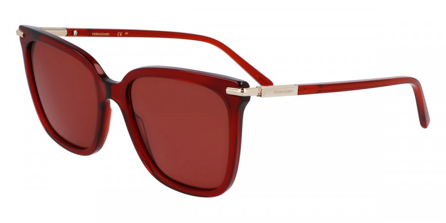 Color: Transparent Red (616) - Salvatore Ferragamo SFGSF2037S61656