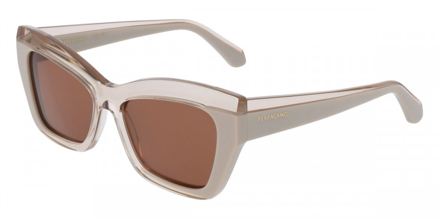 Color: Transparent Beige/Beige (260) - Salvatore Ferragamo SFGSF2065S26054