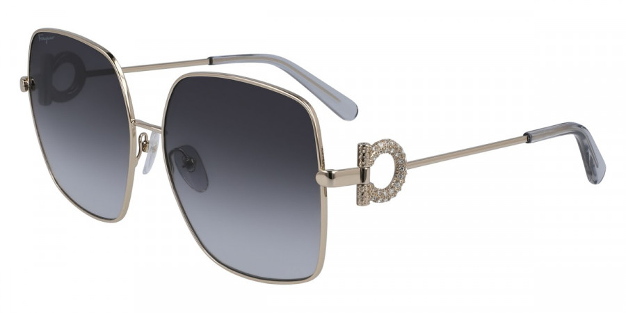 Color: Light Gold/Gray Gradient (738) - Salvatore Ferragamo SFGSF243SR73859