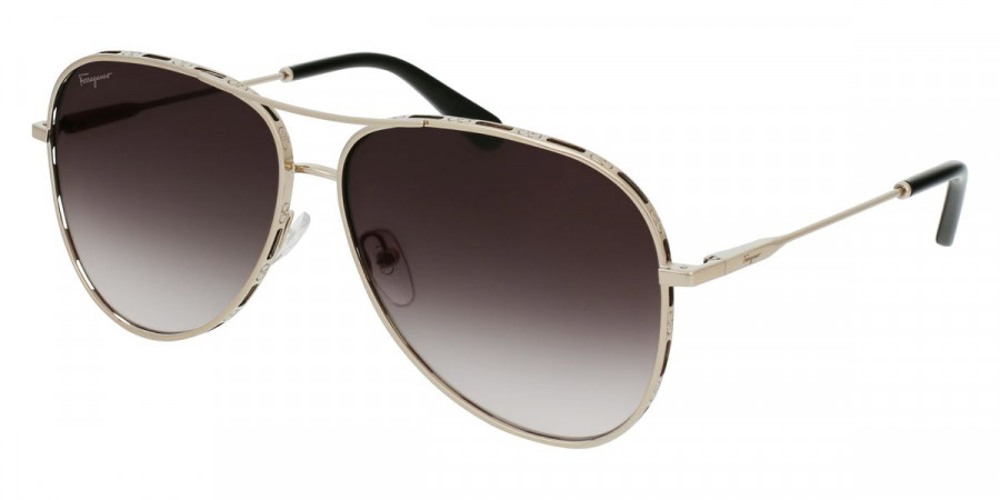 Salvatore Ferragamo™ SF268S 786 62 - Rose Gold/Black