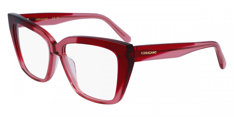 Color: Transparent Burgundy/Antique Red (617) - Salvatore Ferragamo SFGSF2939N61754