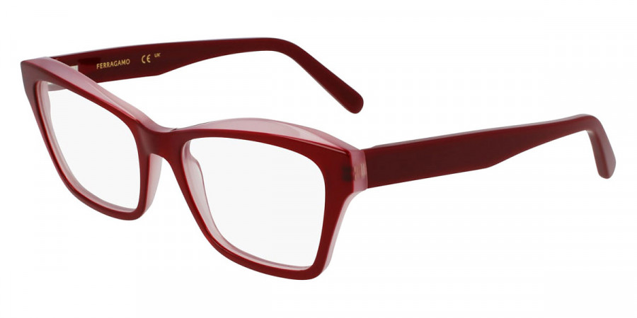 Color: Burgundy/Rose (614) - Salvatore Ferragamo SFGSF2951LB61455