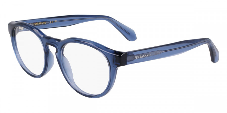 Color: Transparent Light Blue (462) - Salvatore Ferragamo SFGSF2987E46250