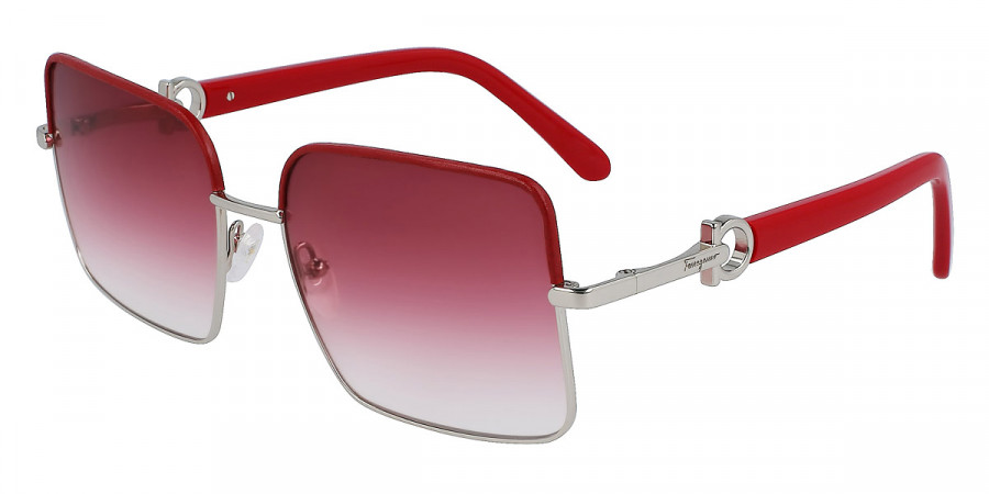 Salvatore Ferragamo™ SF302SL 049 60 - Silver/Burgundy