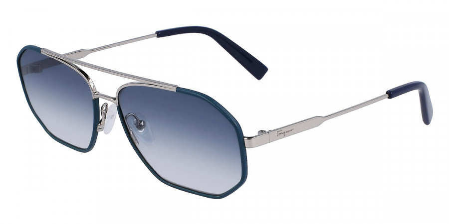 Salvatore Ferragamo™ SF303SL 046 60 - Silver/Octane Blue