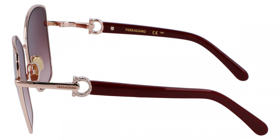 Color: Rose Gold/Wine Gradient (773) - Salvatore Ferragamo SFGSF312SR77360