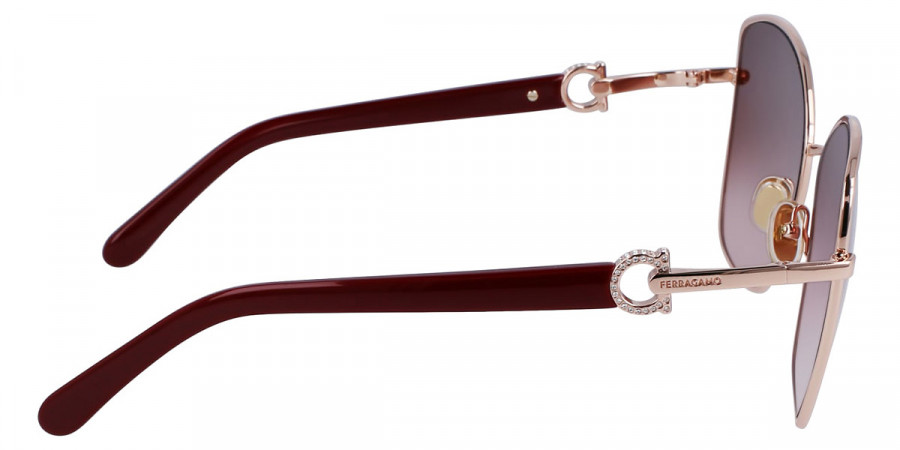 Color: Rose Gold/Wine Gradient (773) - Salvatore Ferragamo SFGSF312SR77360