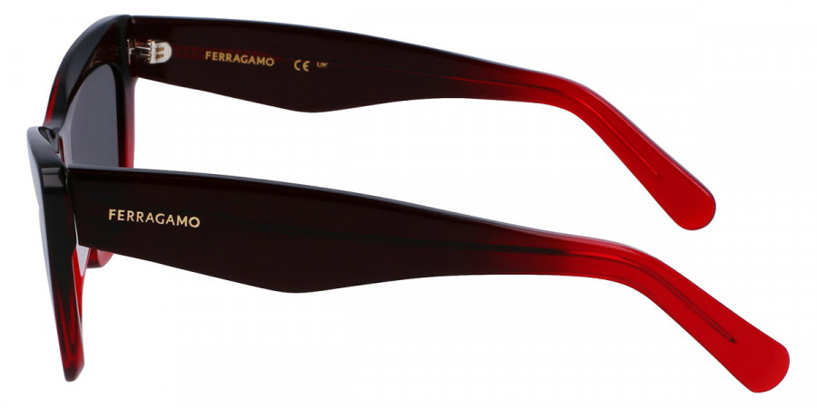 Color: Transparent Dark Red Gradient (615) - Salvatore Ferragamo SFGSF929SN61555