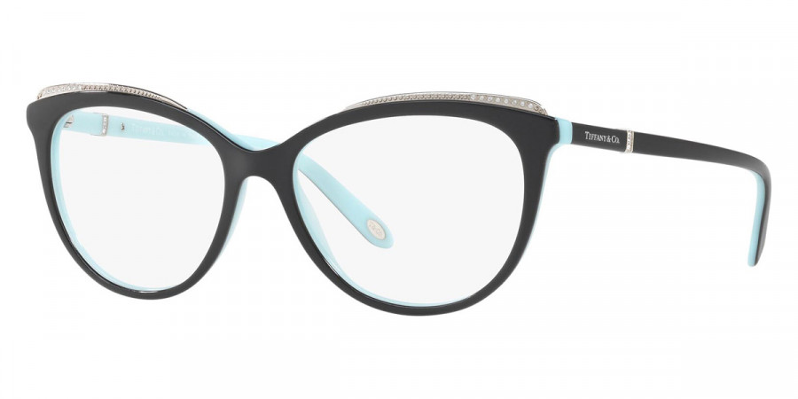 Color: Black on Tiffany Blue (8055) - Tiffany TF2147B805552