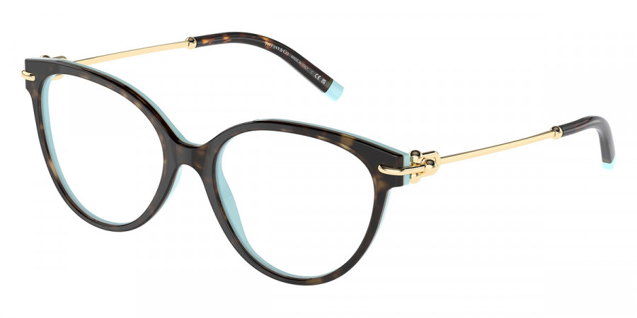 Tiffany™ TF2217 8134 53 - Havana on Tiffany Blue/Pale Gold