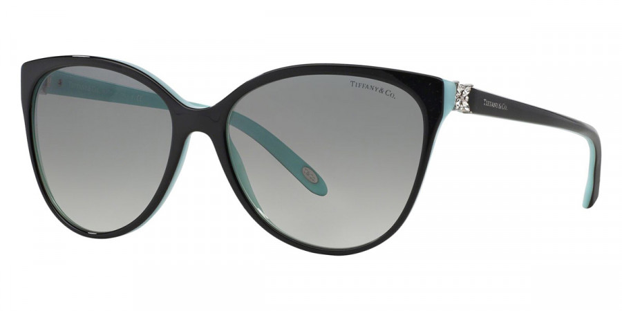 Color: Black on Tiffany Blue (80553C) - Tiffany TF4089B80553C58