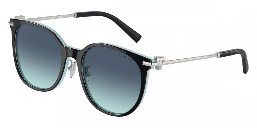 Tiffany™ TF4224D 80559S 56 - Black on Tiffany Blue/Silver