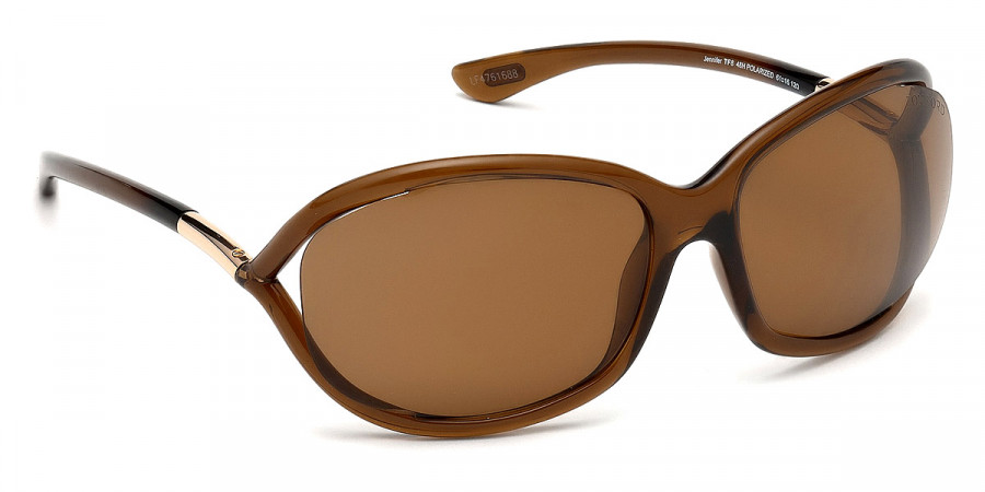 Tom Ford™ FT0008 Jennifer 48H 61 - Transparent Dark Brown