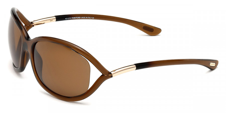 Color: Transparent Dark Brown (48H) - Tom Ford FT0008Jennifer48H61