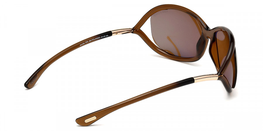 Color: Transparent Dark Brown (48H) - Tom Ford FT0008Jennifer48H61