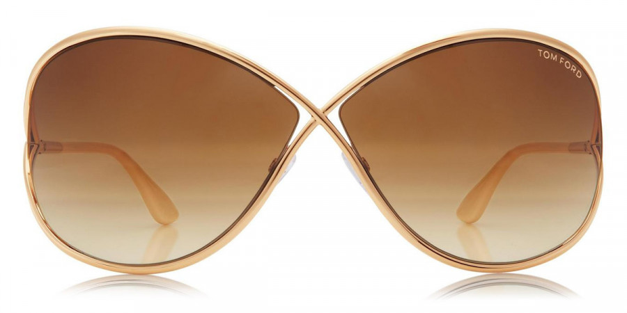 Tom Ford™ FT0130 Miranda 28F 68 - Shiny Rose Gold