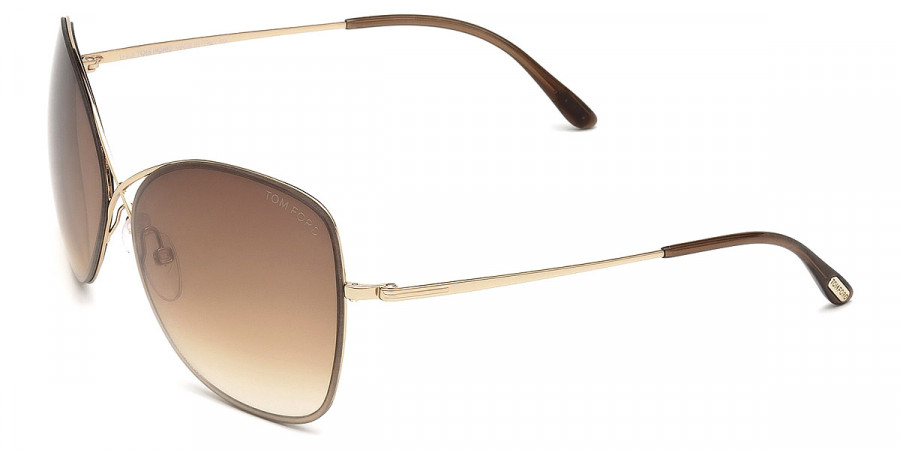 Color: Shiny Rose Gold/Dark Brown (28F) - Tom Ford FT0250Colette28F63