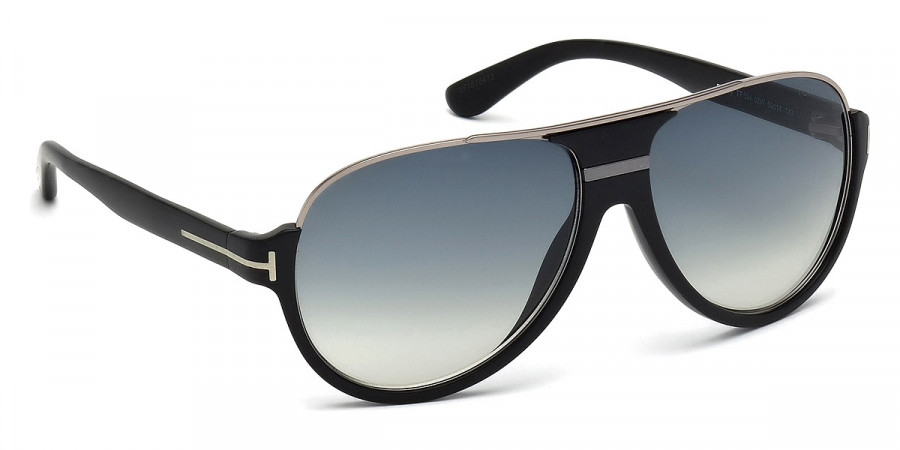 Tom Ford™ FT0334 Dimitry 02W 59 - Matte Black/Shiny Dark Ruthenium