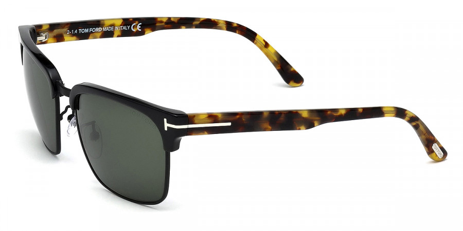 Color: Shiny Black/Tortoise/Matte Black (02B) - Tom Ford FT0367River02B57