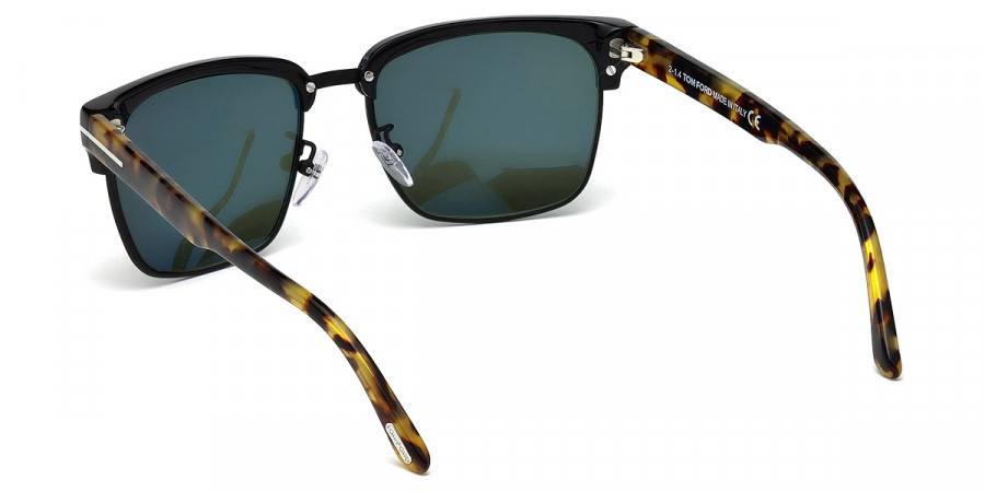 Color: Shiny Black/Tortoise/Matte Black (02B) - Tom Ford FT0367River02B57