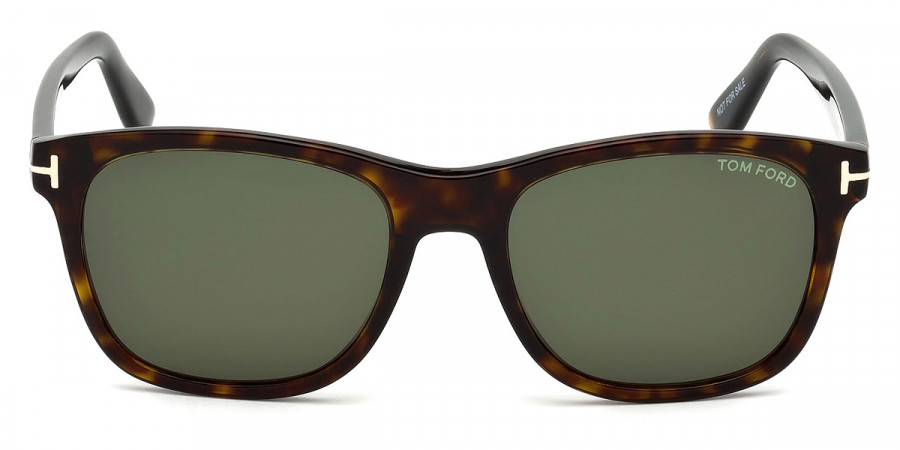 Tom Ford™ FT0595 Eric-02 52N 55 - Shiny Dark Havana/Rose Gold T Logo