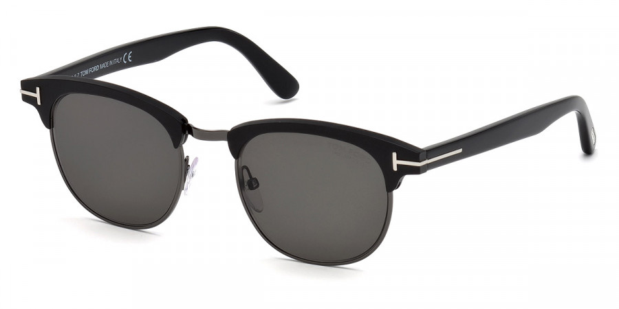 Color: Matte Black/Gunmetal/Shiny Black (02D) - Tom Ford FT0623Laurent-0202D51