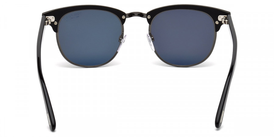 Color: Matte Black/Gunmetal/Shiny Black (02D) - Tom Ford FT0623Laurent-0202D51