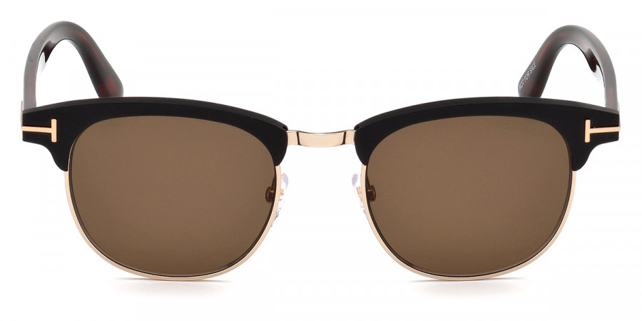 Tom Ford™ FT0623 Laurent-02 02J 51 - Matte Black/Rose Gold/Classic Dark Havana