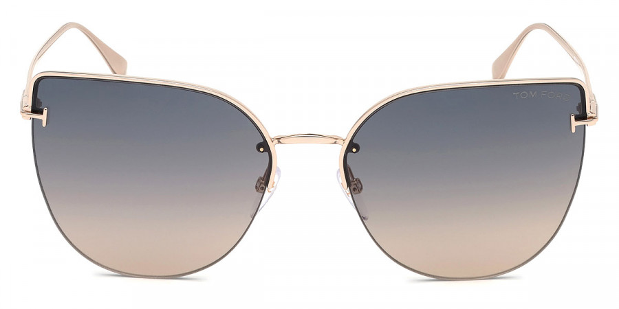 Tom Ford™ FT0652 Ingrid-02 28B 60 - Shiny Rose Gold