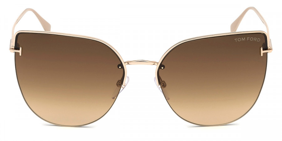 Tom Ford™ FT0652 Ingrid-02 28F 60 - Shiny Rose Gold