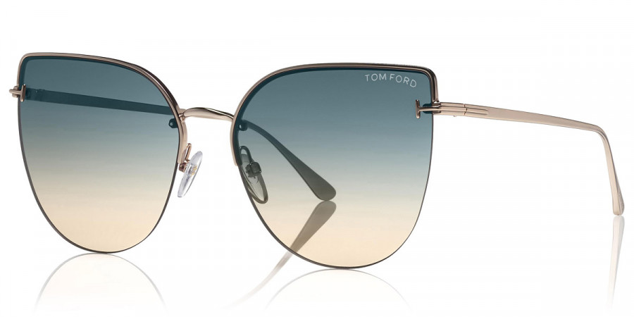 Color: Shiny Rose Gold (28P) - Tom Ford FT0652Ingrid-0228P60