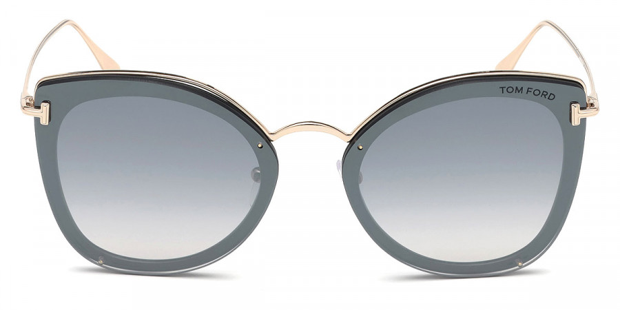 Tom Ford™ FT0657 Charlotte 01C 62 - Shiny Black/Shiny Rose Gold