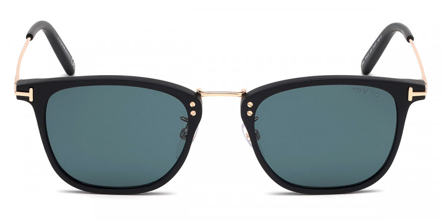 Tom Ford™ FT0672 Beau 02N 53 - Matte Black/Shiny Rose Gold