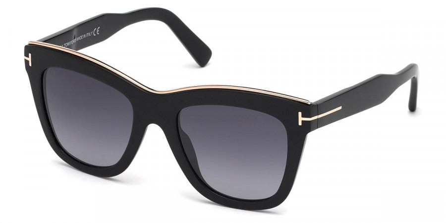 Color: Shiny Black (01C) - Tom Ford FT0685Julie01C52