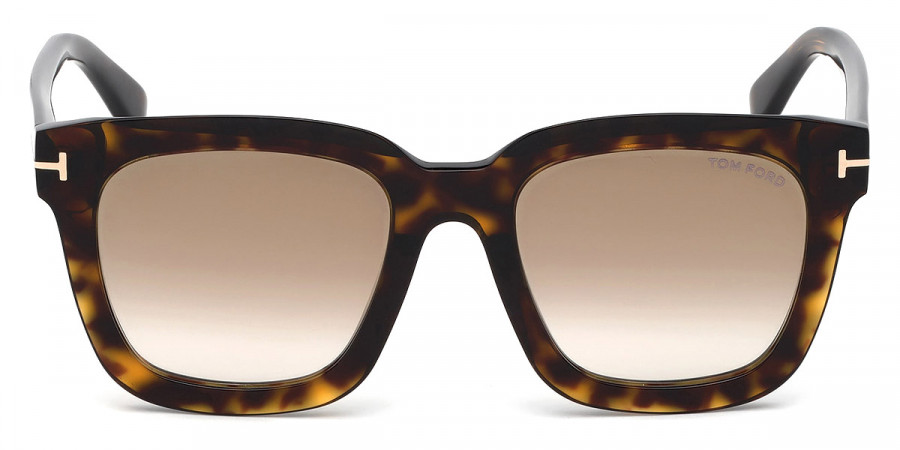 Tom Ford™ FT0690 Sari 52F 52 - Shiny Classic Dark Havana