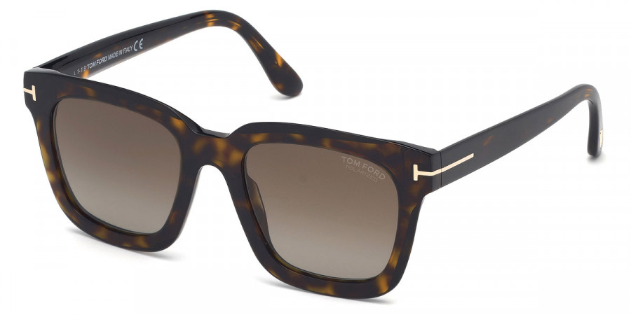 Color: Shiny Classic Dark Havana (52H) - Tom Ford FT0690Sari52H52