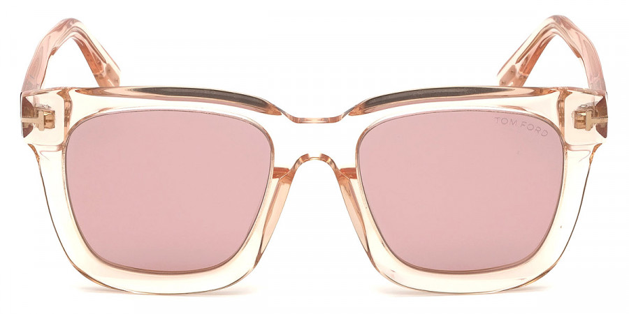 Tom Ford™ FT0690 Sari 72Z 52 - Shiny Transparent Pink