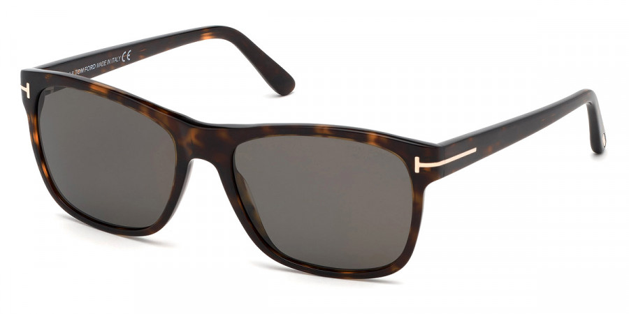 Color: Shiny Classic Dark Havana (52D) - Tom Ford FT0698Giulio52D59