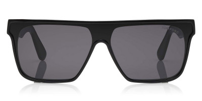 Tom Ford™ FT0709 Whyat 01G 144 Shiny Black Sunglasses