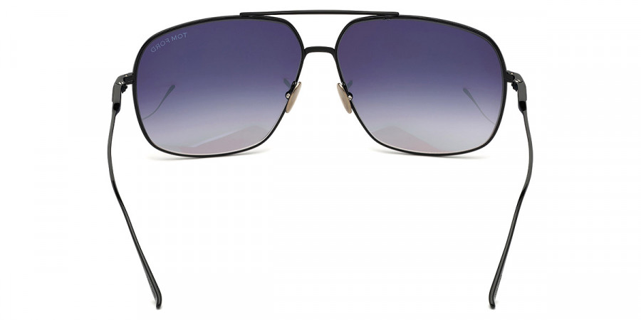 Color: Shiny Black Titanium (01W) - Tom Ford FT0746John-0201W62