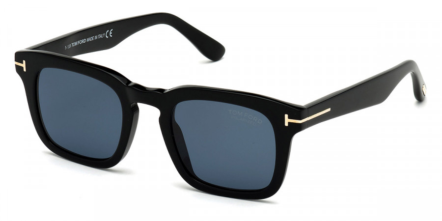 Color: Shiny Black (01V) - Tom Ford FT0751Dax01V50