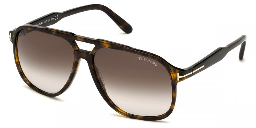 Color: Shiny Classic Dark Havana (52K) - Tom Ford FT0753Raoul52K62